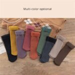 4 Pair Winter Woolen Coral Thermal Fleece Socks - Image 11