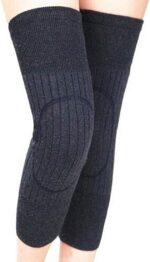 1-Pair 2 PCS Cashmere Woolen Inside Velvet Fleece Knee Pad/knee Warmer - Image 4