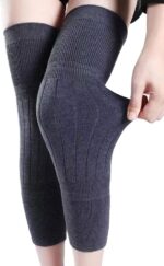 1-Pair 2 PCS Cashmere Woolen Inside Velvet Fleece Knee Pad/knee Warmer - Image 3