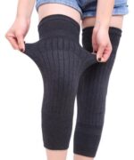 1-Pair 2 PCS Cashmere Woolen Inside Velvet Fleece Knee Pad/knee Warmer - Image 6