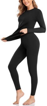 Women Innerwear Warm Thermal Base Layer Arcylic Trouser Shirt - Image 10