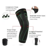 1 Pair Adjustable Knee Warmer With Belt/Strap - Image 8